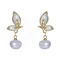 pearl dangle earrings